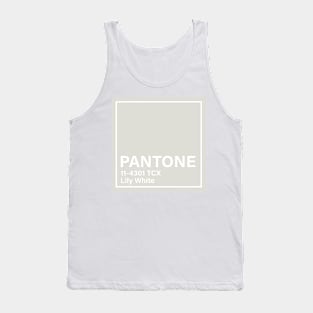 pantone 11-4301 TCX Lily White Tank Top